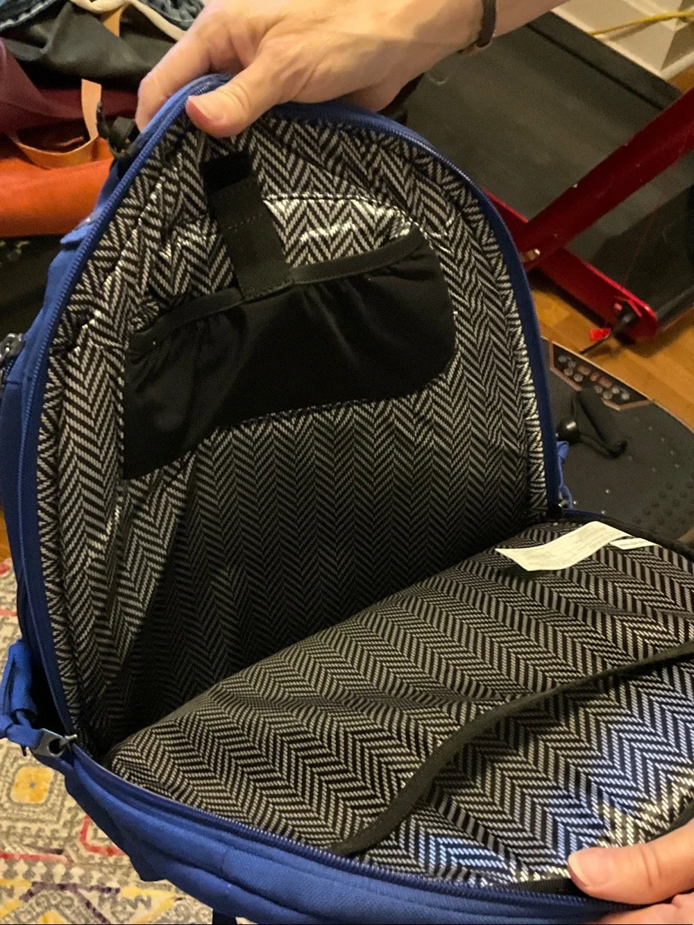 OGIO Navy Blue Women's Backpack with Front Pocket Accents
